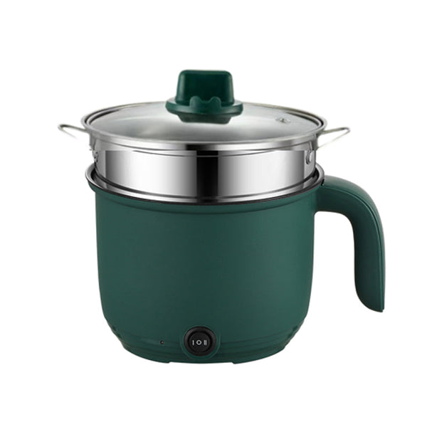 Nonstick 💥🔥Mini Electric Multi Cooker Pot.🍲 - Green - 1 L - ১ জনের খাবার রান্নার জন্য উপযোগী