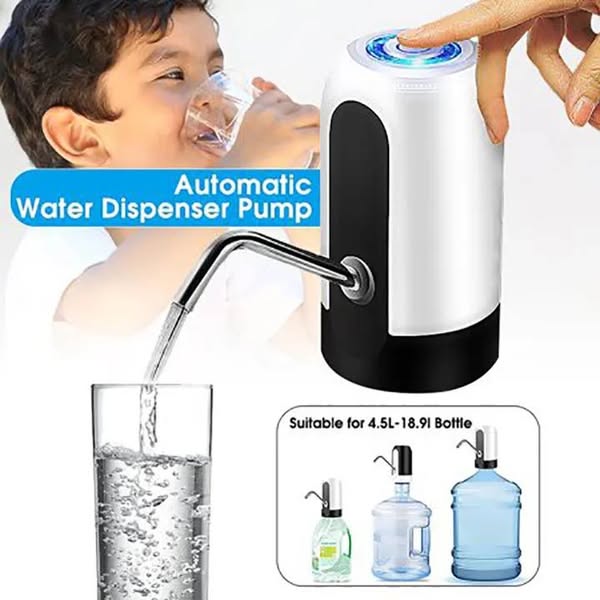 Automatic Portable Drinking Water Pump  - ( অটোমেটেড পানির বোতল থেকে পানি তোলার মিনি পোর্টেবল ওয়াটার পাম্প )