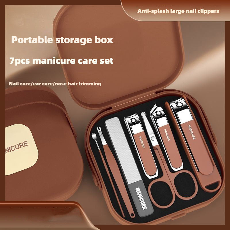 Multifunctional 7 in 1 Nail Cutter Set | ৭ পিসের  মেনিকিউর পেডিকিউর নেইল কেয়ার সেট