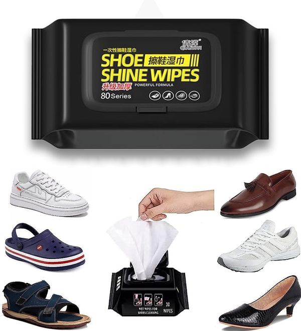 Disposable Shoe Cleaning / Shine Wipes ( 80 Pcs) | মাত্র ৩০ সেকেন্ড এ নতুন করে ফেলুন আপনার কেডস , স্নিকারস ও লেদার জুতা