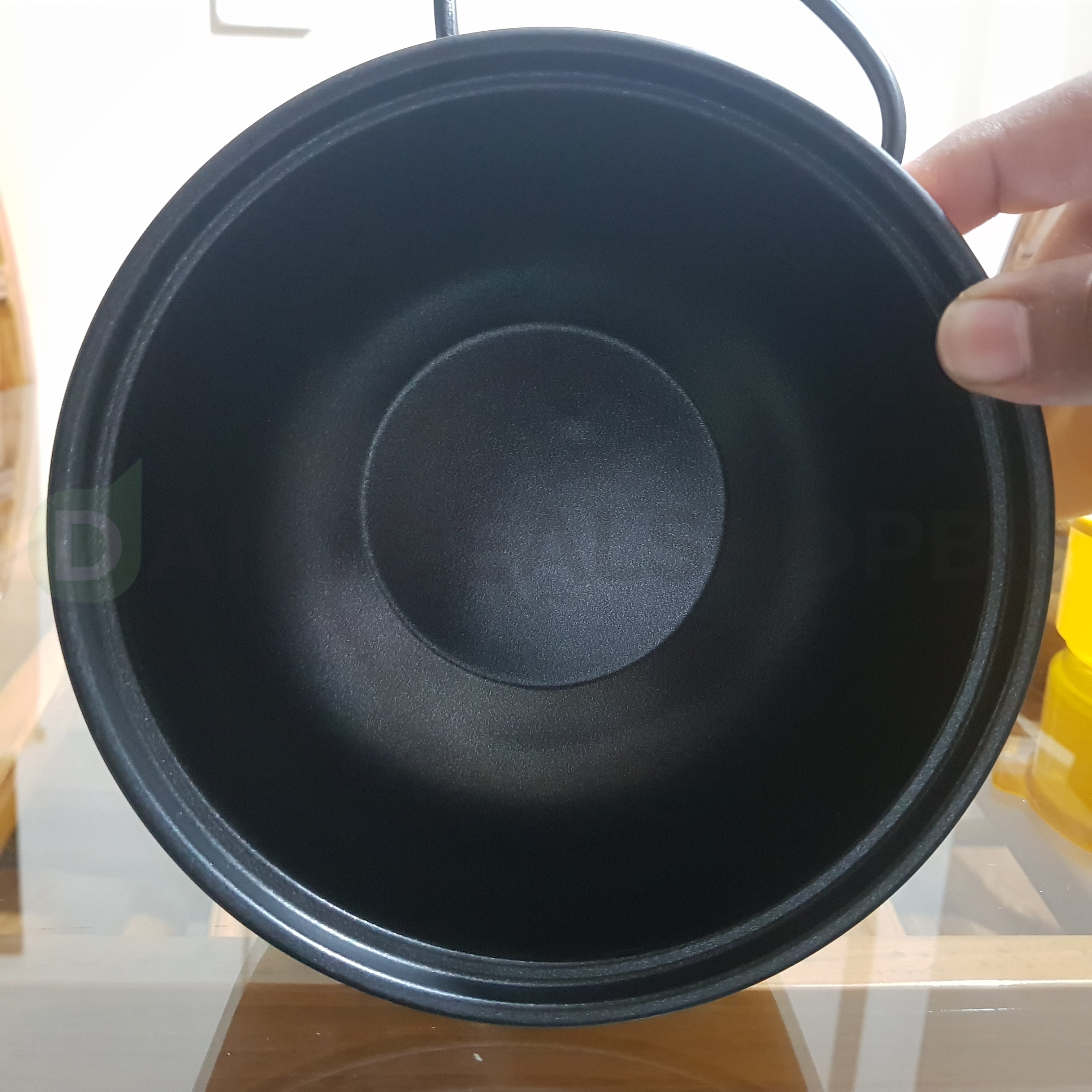 Nonstick Mini Portable Cooking Hotpot - Yellow - 1.8L - ১-২ জনের খাবার রান্নার জন্য উপযোগী ( 📢 অফার প্রাইজ ২ দিনের জন্য  )