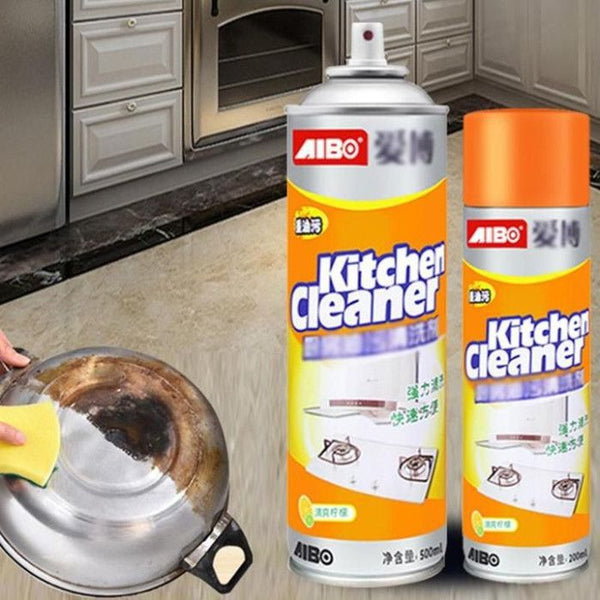(1 Pcs)  Kitchen Cleaner Spray Foam - 500ml । শক্তিশালী ফোম ফর্মুলা, যা সহজেই তেল-চিটচিটে ময়লা ও দাগ দূর করে!