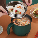 Nonstick 💥🔥Mini Electric Multi Cooker Pot.🍲 - Green - 1 L - ১ জনের খাবার রান্নার জন্য উপযোগী