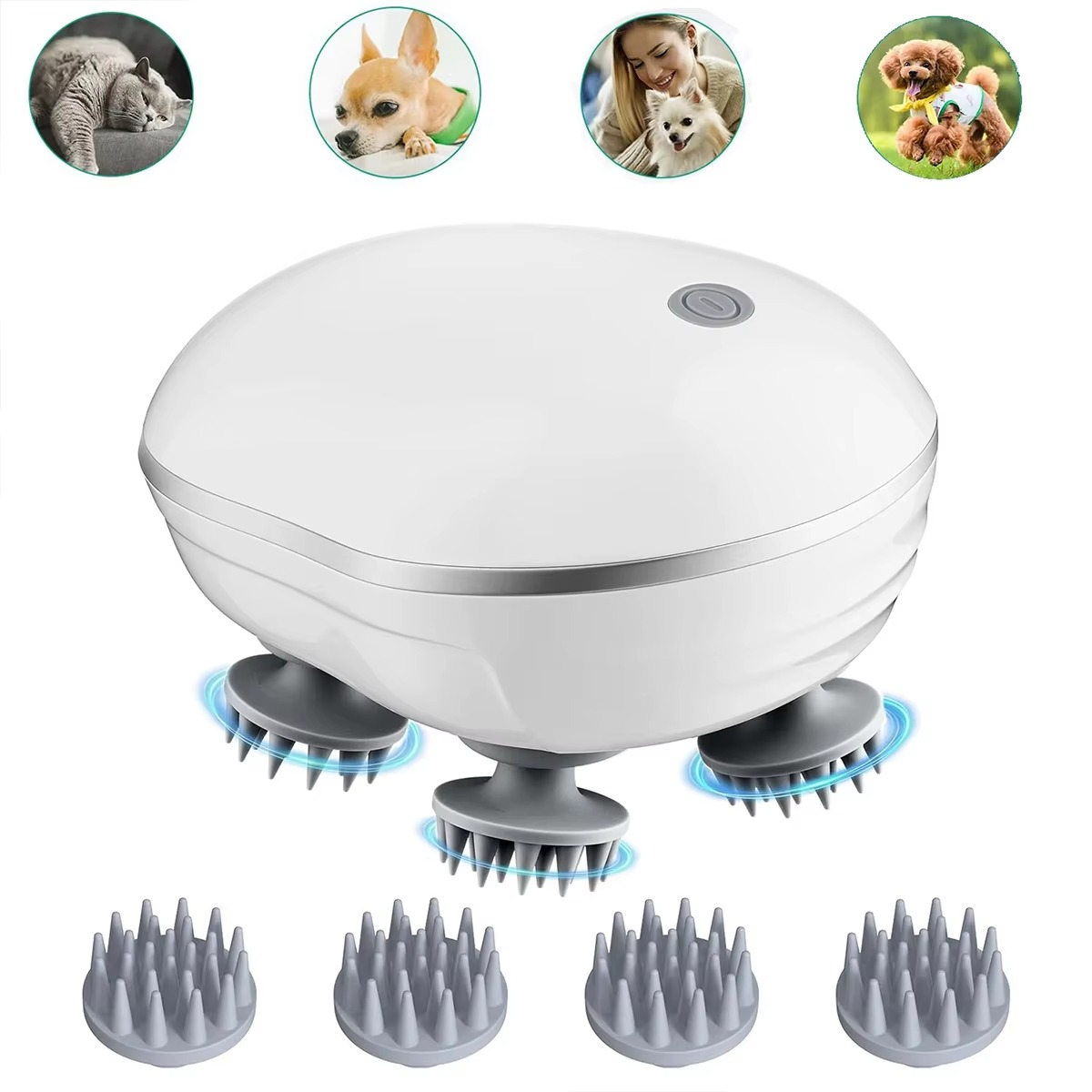 Smart Scalp Massager – Instant Relaxation, Healthy Hair | ( স্মার্ট স্ক্যাল্প ম্যাসাজার – রিলাক্স ও মাথার যত্ন এখন হাতের মুঠোয় ) - র‍্যান্ডম কালার