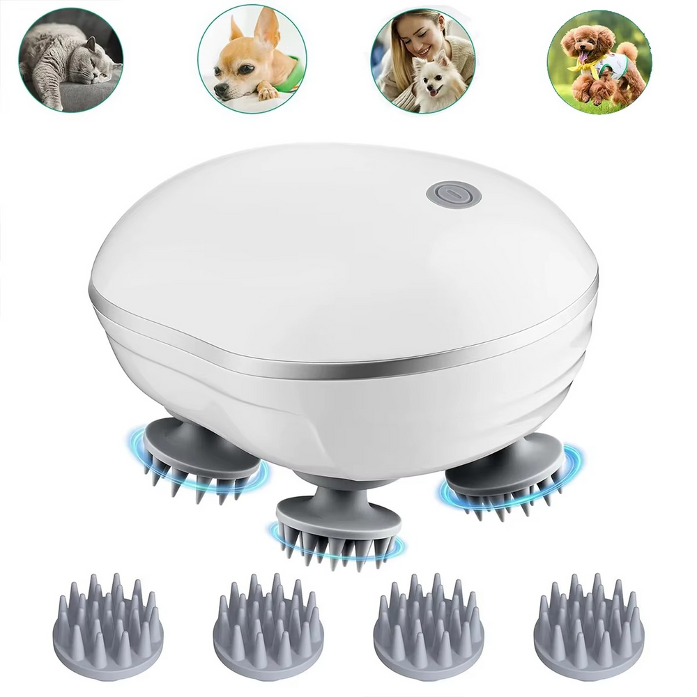 Smart Scalp Massager – Instant Relaxation, Healthy Hair | ( স্মার্ট স্ক্যাল্প ম্যাসাজার – রিলাক্স ও মাথার যত্ন এখন হাতের মুঠোয় ) - র‍্যান্ডম কালার