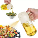 2 in 1 - Oil Dispenser And Sprayer Bottle- 500ml - ( তেল সংরক্ষণ , স্প্রে , ঢালার ও  এর বোতল ) - ১ পিস বোতল