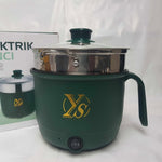 Nonstick 💥🔥Mini Electric Multi Cooker Pot.🍲 - Green - 1 L - ১ জনের খাবার রান্নার জন্য উপযোগী