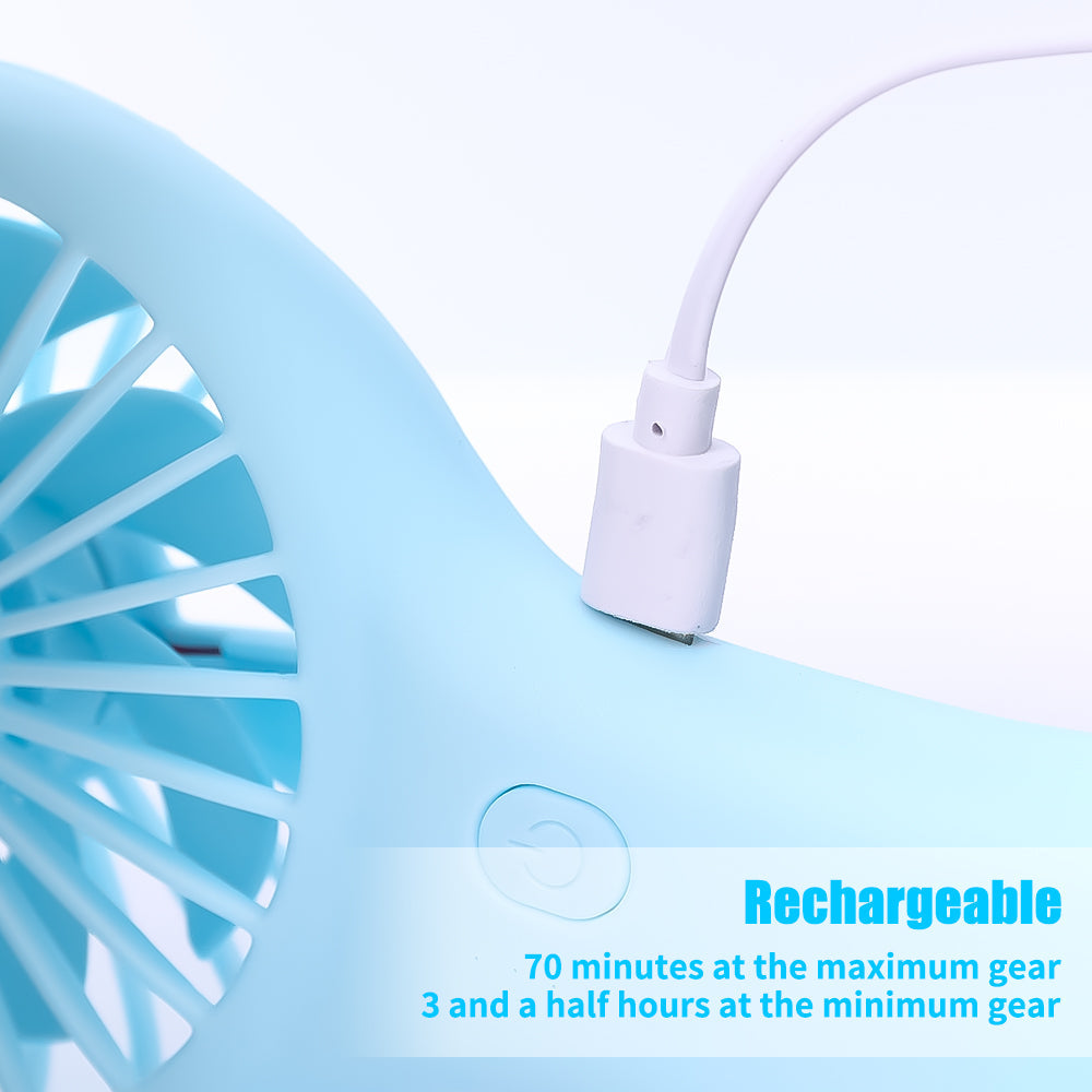 Mini Rechargeable Handheld Portable Fan – ( ট্রাভেল ফ্রেন্ডলি, যেখানে খুশি, ঠাণ্ডা বাতাস! 🔋🌬️ )