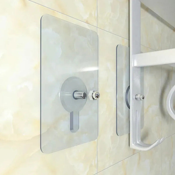 10pcs Adhesive Screw Hook Hanger - ১০ পিস স্ক্রু হুক