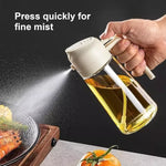 2 in 1 - Oil Dispenser And Sprayer Bottle- 500ml - ( তেল সংরক্ষণ , স্প্রে , ঢালার ও  এর বোতল ) - ১ পিস বোতল