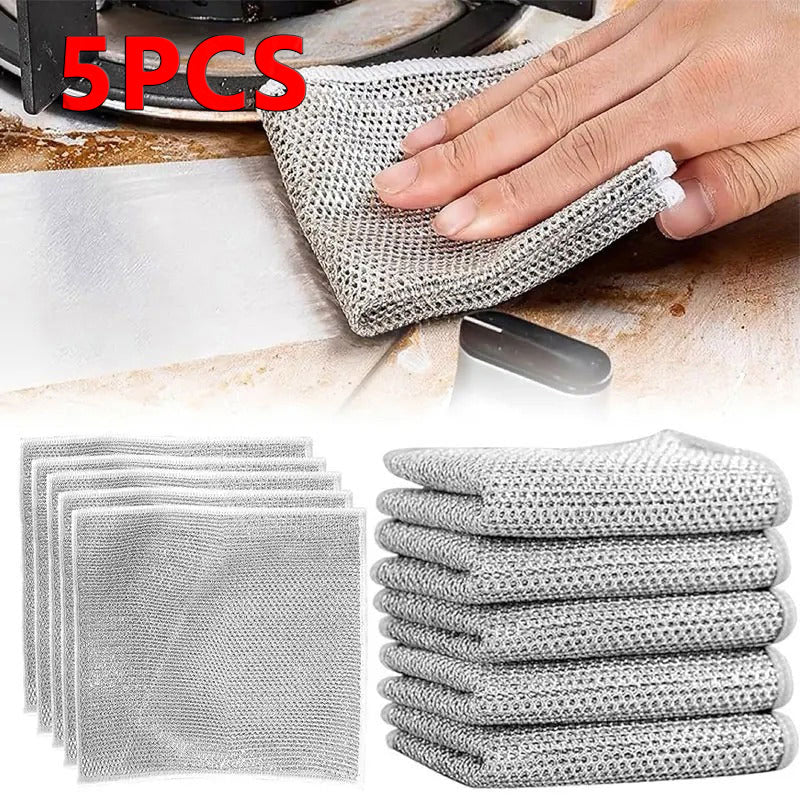 ম্যাজিক মাজুনি - (ডাবল লেয়ারের) NON-SCRATCH Multipurpose Magic Dish Cloth
