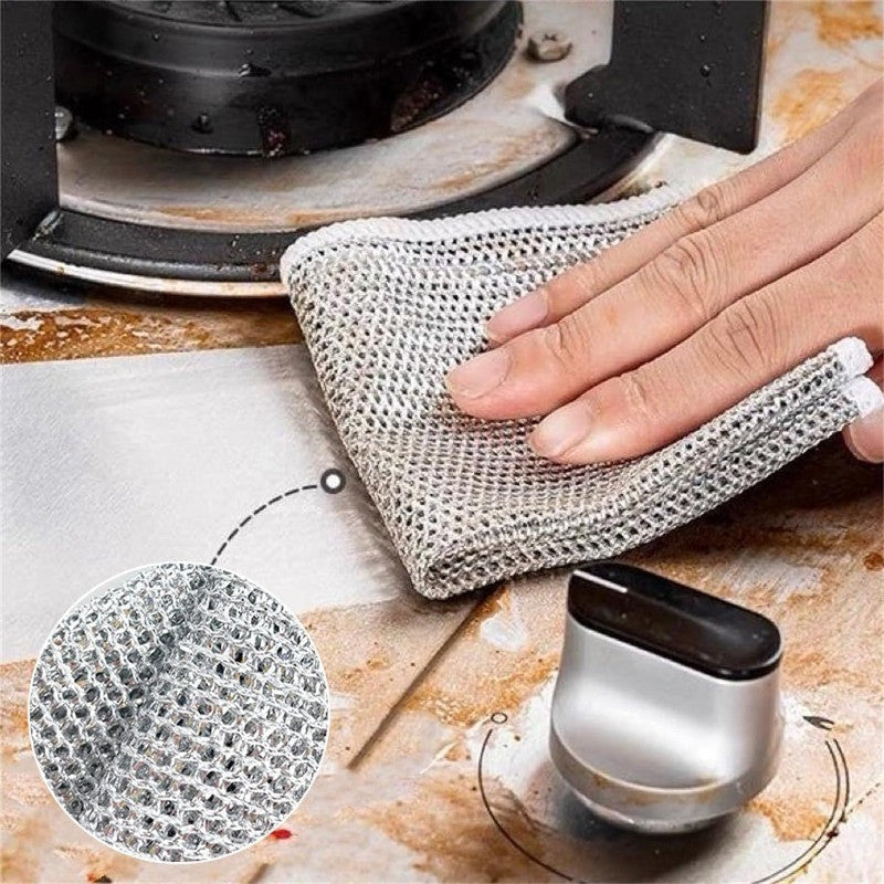 ম্যাজিক মাজুনি - (ডাবল লেয়ারের) NON-SCRATCH Multipurpose Magic Dish Cloth