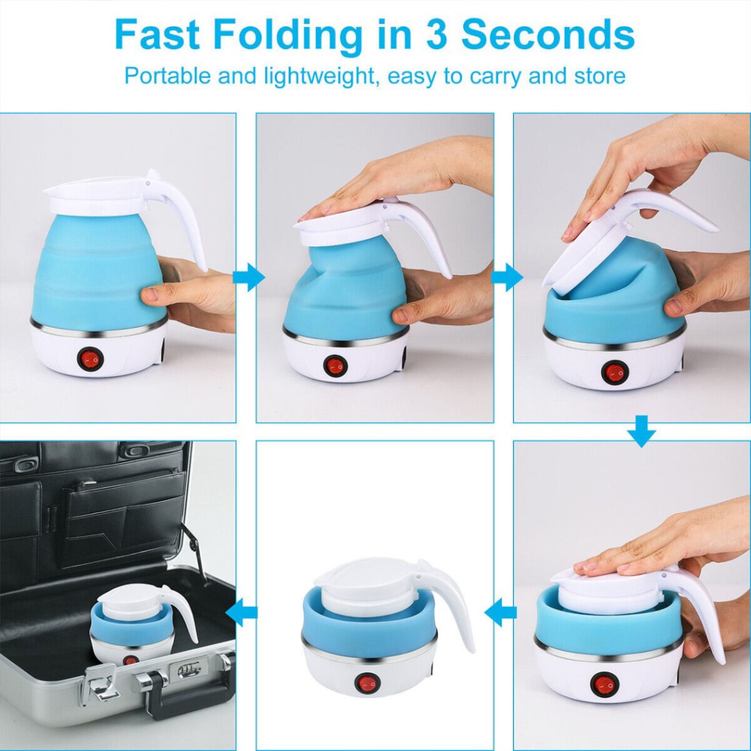 Silicone Foldable Electric Kettle ( পোর্টেবল ইলেকট্রিক কেটলি )