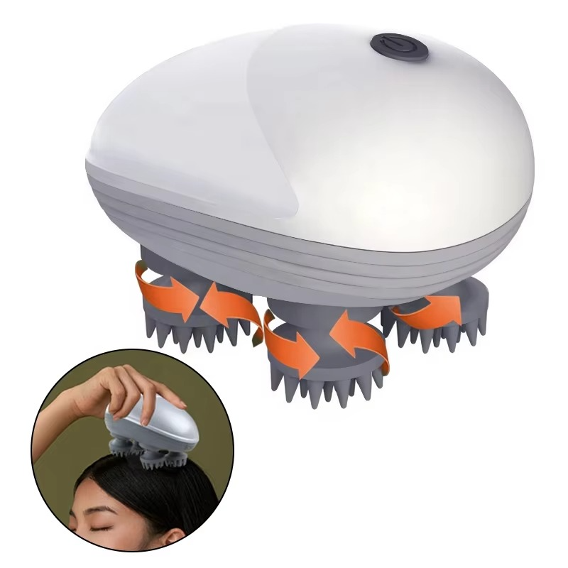 Smart Scalp Massager – Instant Relaxation, Healthy Hair | ( স্মার্ট স্ক্যাল্প ম্যাসাজার – রিলাক্স ও মাথার যত্ন এখন হাতের মুঠোয় ) - র‍্যান্ডম কালার