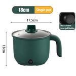 Nonstick 💥🔥Mini Electric Multi Cooker Pot.🍲 - Green - 1 L - ১ জনের খাবার রান্নার জন্য উপযোগী