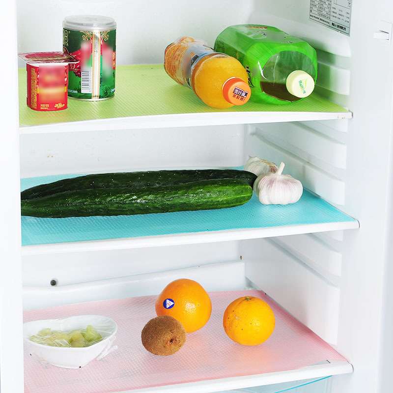 Fridge Mat/Waterproof Refrigerator Mat - 4pcs Set
