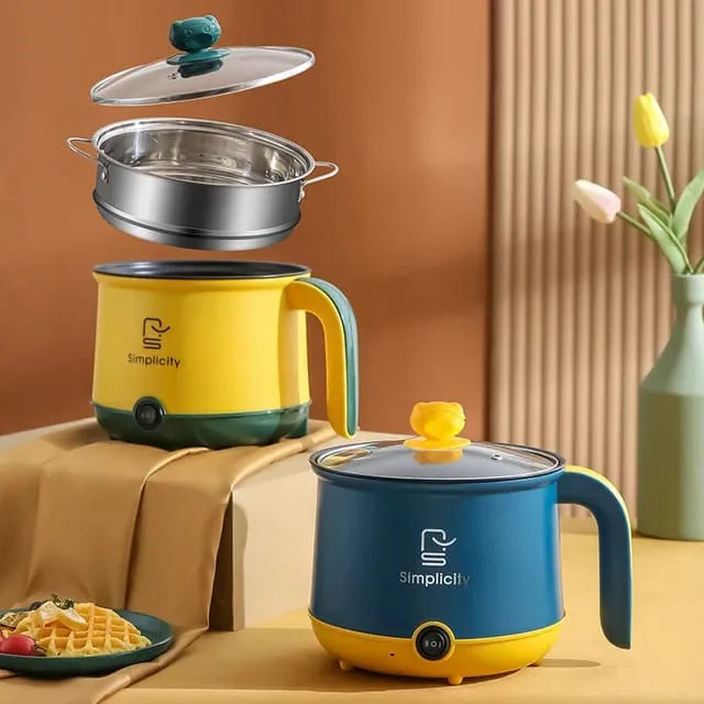 Nonstick Mini Portable Cooking Hotpot - Simplycity - 1.8L - ১-২ জনের খাবার রান্নার জন্য উপযোগী ( 📢 অফার প্রাইজ ২ দিনের জন্য  )