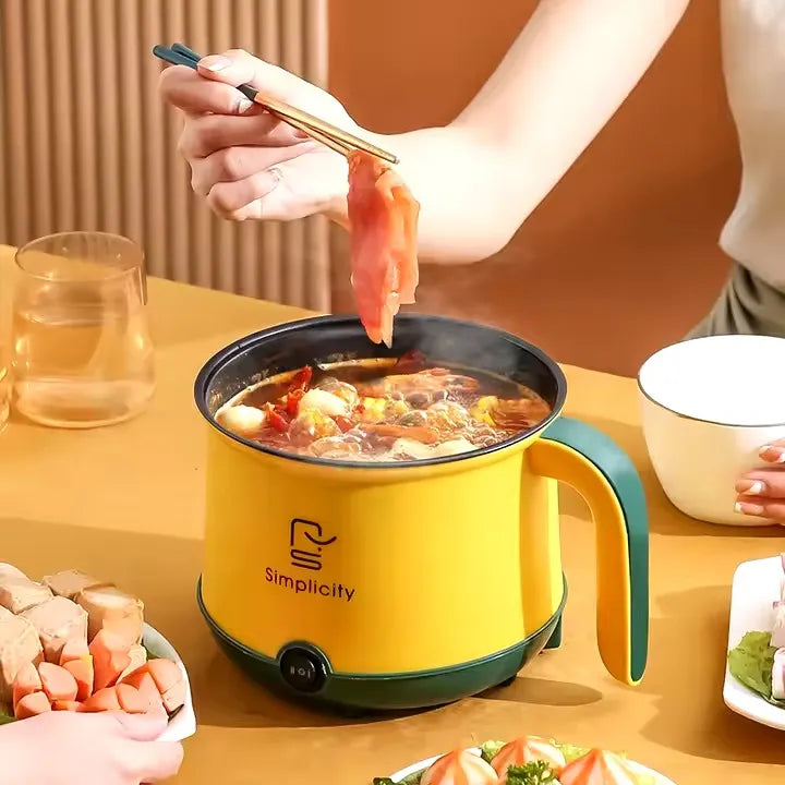 Nonstick Mini Portable Cooking Hotpot - Simplycity - 1.8L - ১-২ জনের খাবার রান্নার জন্য উপযোগী ( 📢 অফার প্রাইজ ২ দিনের জন্য  )