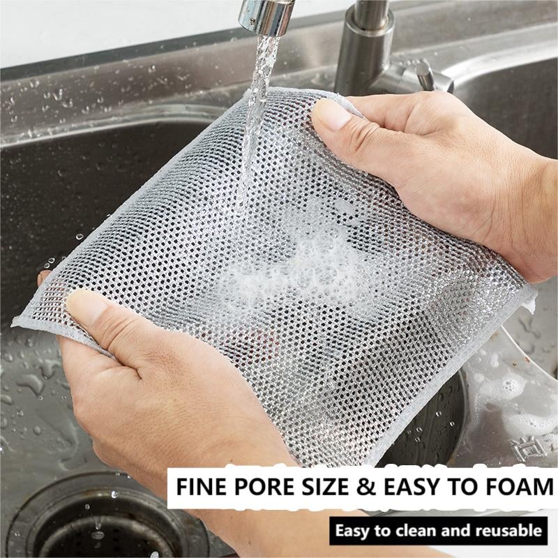 ম্যাজিক মাজুনি - (ডাবল লেয়ারের) NON-SCRATCH Multipurpose Magic Dish Cloth
