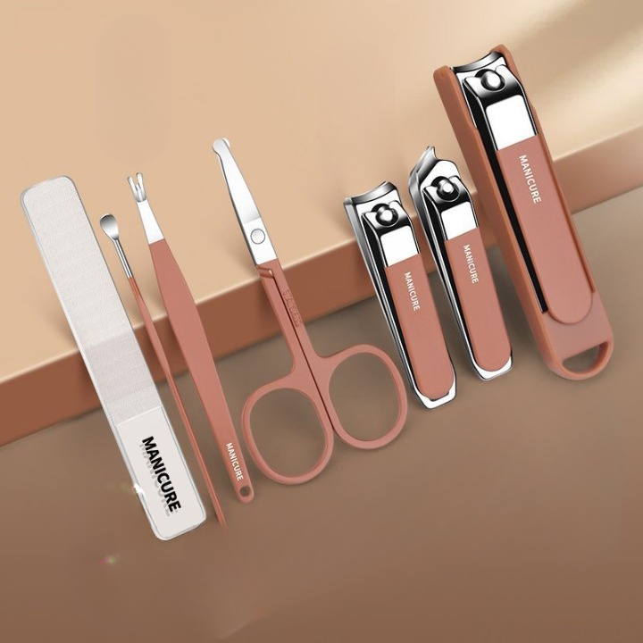 Multifunctional 7 in 1 Nail Cutter Set | ৭ পিসের  মেনিকিউর পেডিকিউর নেইল কেয়ার সেট