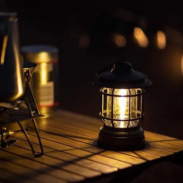 Portable Retro Camping / Hurricane Lamp (ডিজিটাল হারিকেন ল্যাম্প)