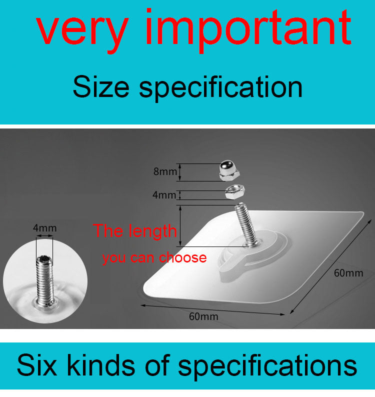 10pcs Adhesive Screw Hook Hanger - ১০ পিস স্ক্রু হুক