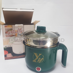 Nonstick 💥🔥Mini Electric Multi Cooker Pot.🍲 - Green - 1 L - ১ জনের খাবার রান্নার জন্য উপযোগী