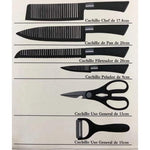 6 Pieces Knife Set - রান্নাঘরের দরকারি ৬ পিস এর চাকু সেট