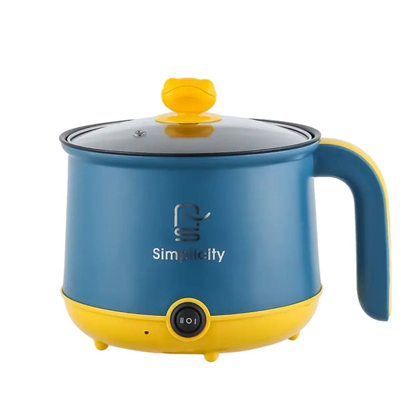 Nonstick Mini Portable Cooking Hotpot - Simplycity - 1.8L - ১-২ জনের খাবার রান্নার জন্য উপযোগী ( 📢 অফার প্রাইজ ২ দিনের জন্য  )