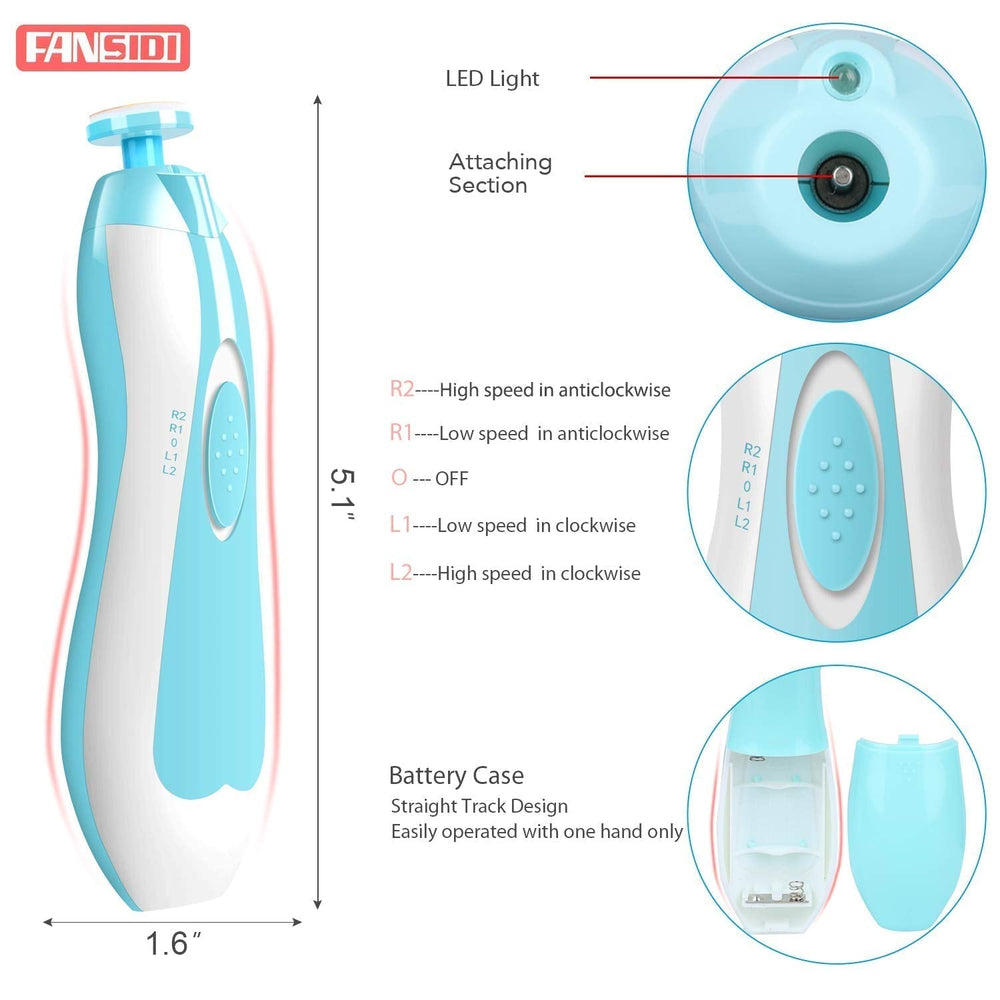 Electric Baby Nail Trimmer - ( ইলেক্ট্রিক বেবি নেইল ট্রিমার )