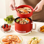 Nonstick Mini Portable Cooking Hotpot - 1.5L - ১-২ জনের খাবার রান্নার জন্য উপযোগী