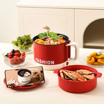 Nonstick Mini Portable Cooking Hotpot - 1.5L - ১-২ জনের খাবার রান্নার জন্য উপযোগী
