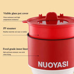 Nonstick Mini Portable Cooking Hotpot - 1.5L - ১-২ জনের খাবার রান্নার জন্য উপযোগী