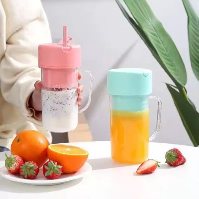2 In 1 Mini Portable Usb Rechargeable Cup Juice Blender