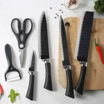 6 Pieces Knife Set - রান্নাঘরের দরকারি ৬ পিস এর চাকু সেট