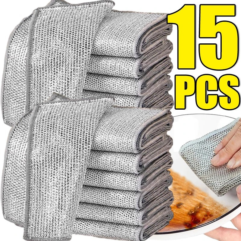 ম্যাজিক মাজুনি - (ডাবল লেয়ারের) NON-SCRATCH Multipurpose Magic Dish Cloth