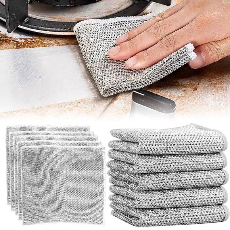 ম্যাজিক মাজুনি - (ডাবল লেয়ারের) NON-SCRATCH Multipurpose Magic Dish Cloth