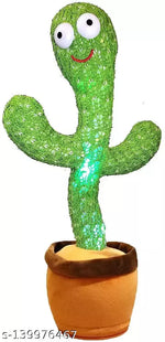 Talking , Singing Dancing Cactus Plush Toy for Kids Rechargeable - (মজাদার গানের ও নাচের ক্যাকটাস টয়!)