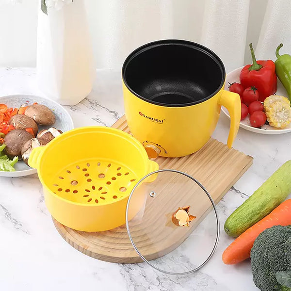 Crown Nonstick Mini Portable Cooking Hotpot - 1.8L - ১-২ জনের খাবার রান্নার জন্য উপযোগী - ( 1PC Silicon Spatula ফ্রি )