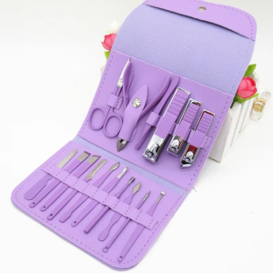 Stainless Steel Nail Cutter Tool Set 16pcs/set ( নেইল কাটার সেট - ১৬ পিস আইটেম আছে এই সেট টি তে )