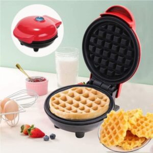 Mini Electric Waffle Maker - ( ৪ ইঞ্চি মিনি ইলেকট্রিক ওয়াফেল মেকার মেশিন – ঝটপট নাস্তা ) – 350 Watt