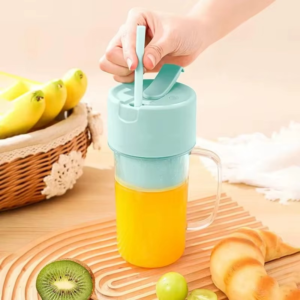 2 In 1 Mini Cup Juice Blender - (পোর্টেবল জুস ব্লেন্ডার কাপ) - 500ml - 🥤 ৩০ সেকেন্ডে ফ্রেশ জুস! স্বাস্থ্যকর জুস আপনার হাতেই!