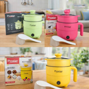 Prestige Rice Mini Multi Purpose Cooker with steamer 2.0 Liter