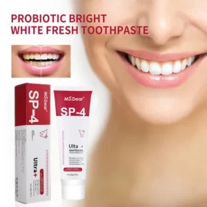 Yayashi SP-4 Probiotic Whitening & Stain Removal Toothpaste - (দাঁত হবে প্রাকৃতিকভাবে সাদা (Ultra Whitening) । ১০০% অরিজিনাল চায়না প্রোডাক্ট