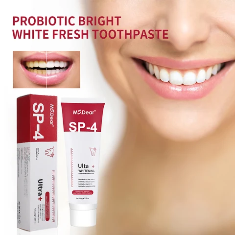 Yayashi SP-4 Probiotic Whitening & Stain Removal Toothpaste - (দাঁত হবে প্রাকৃতিকভাবে সাদা (Ultra Whitening) । ১০০% অরিজিনাল চায়না প্রোডাক্ট