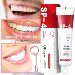SP-4 Super Probiotic Toothpaste (Ultra+ Whitening) - ( ১০০% অরিজিনাল ) - দাঁতের হলুদ দাগ + মুখের দুর্গন্ধ? আজই শেষ করুন চিরতরে