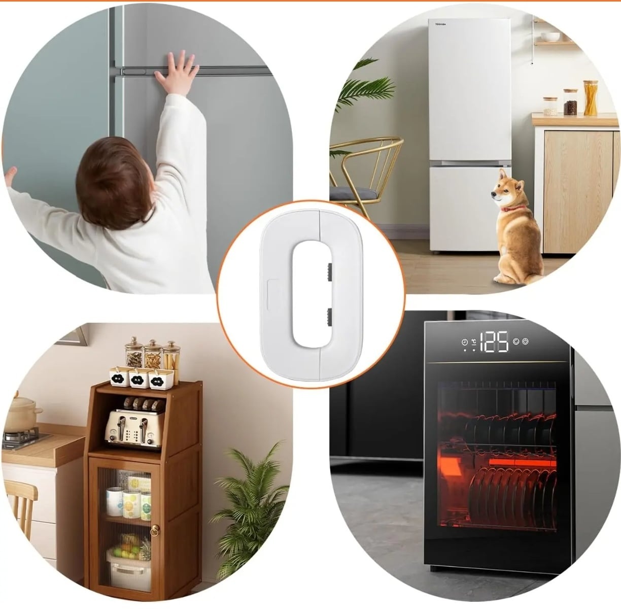 Child Proof Refrigerator Lock - ( đ āĻāĻāύ āĻĨā§āĻā§ āĻāĻĒāύāĻžāϰ āĻĢā§āϰāĻŋāĻ āĻĨāĻžāĻāĻŦā§ āϏāĻŽā§āĻĒā§āϰā§āĻŖ āύāĻŋāϰāĻžāĻĒāĻĻ! )