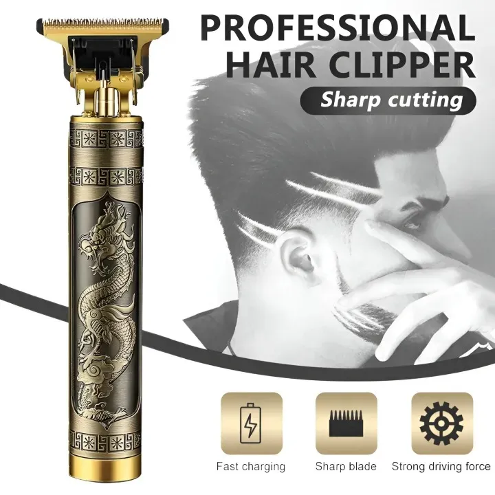 Vintage T9 Professional Hair Trimmer | ✂️ এখন ঘরেই পান সেলুনের মতো নিখুঁত ট্রিমিং! ( ১ পিস ) - Image 3