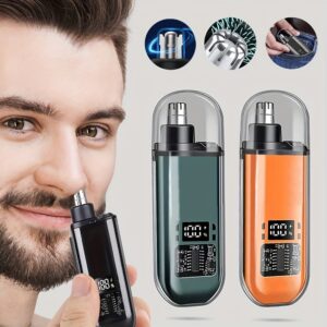 Portable Electric Nose Hair Trimmer USB charging | 👃 মাত্র ৩০ সেকেন্ডেই নাক ও কানের অবাঞ্ছিত লোম পরিষ্কার করুন! ( ১ পিস )