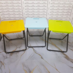 ( ১ পিস )  - Smart Portable Folding Stool | (পোর্টেবল ফোল্ডিং স্টুল) - যেখানে খুশি, যখন খুশি বসুন - ১২০ কেজি ওজন নিতে সক্ষম আর চলবে বছরের পর বছর - ১৩ ইঞ্চি